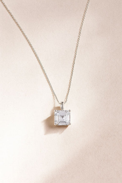 Classic Cushion Silver Pendant