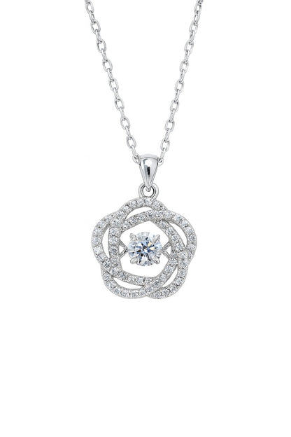 Glow Drop Diamond Silver Pendant