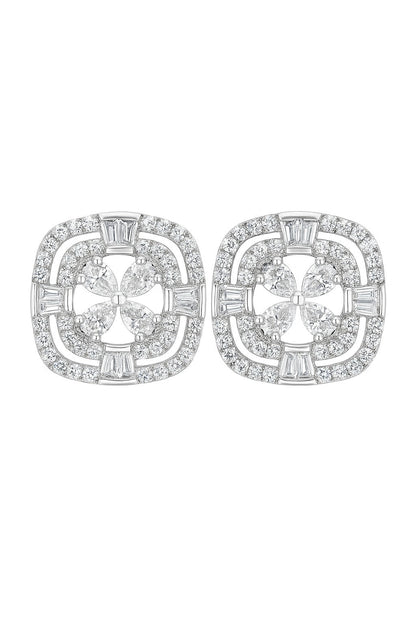 STUNNING STUDS SILVER EARRINGS