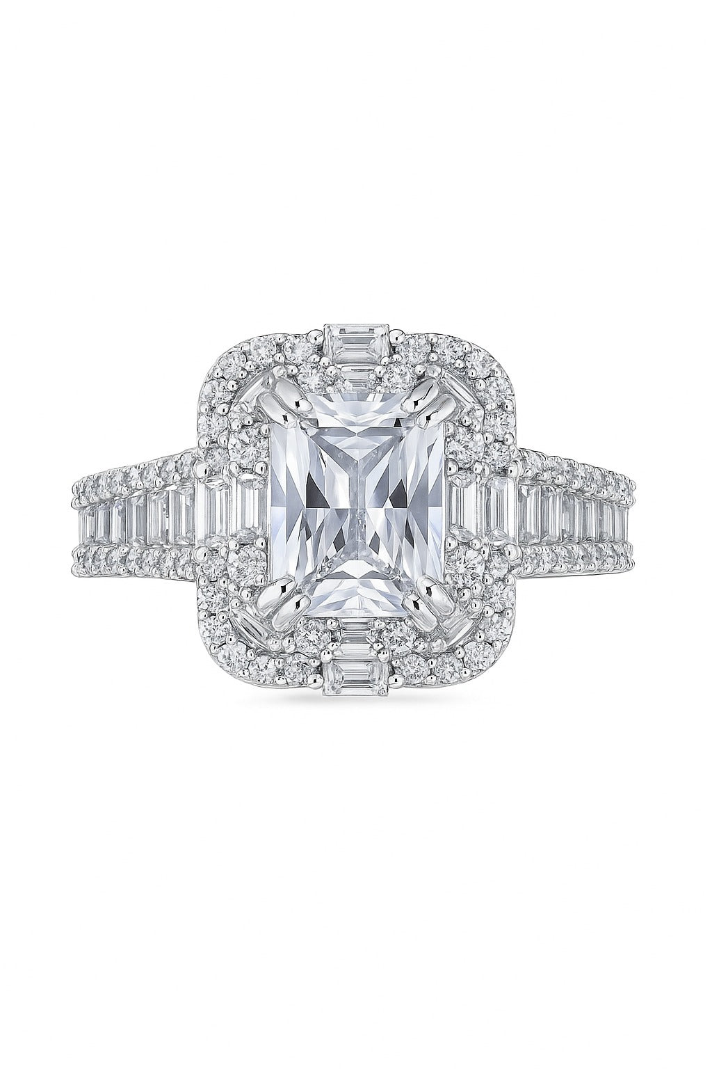 Pure Grace Solitaire Silver Ring