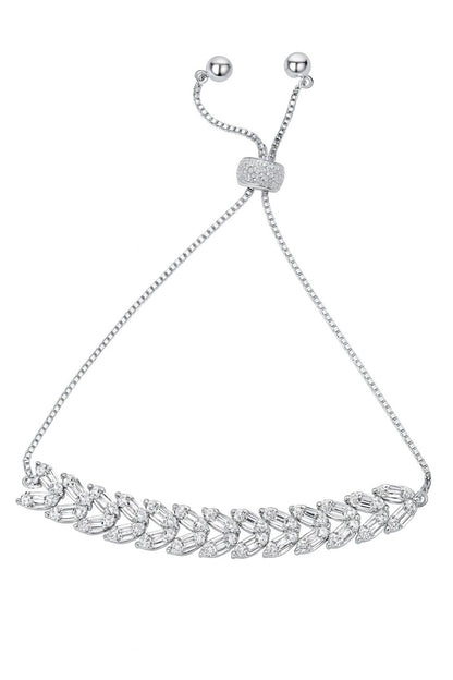 Pure Shine Diamond Silver Bracelet