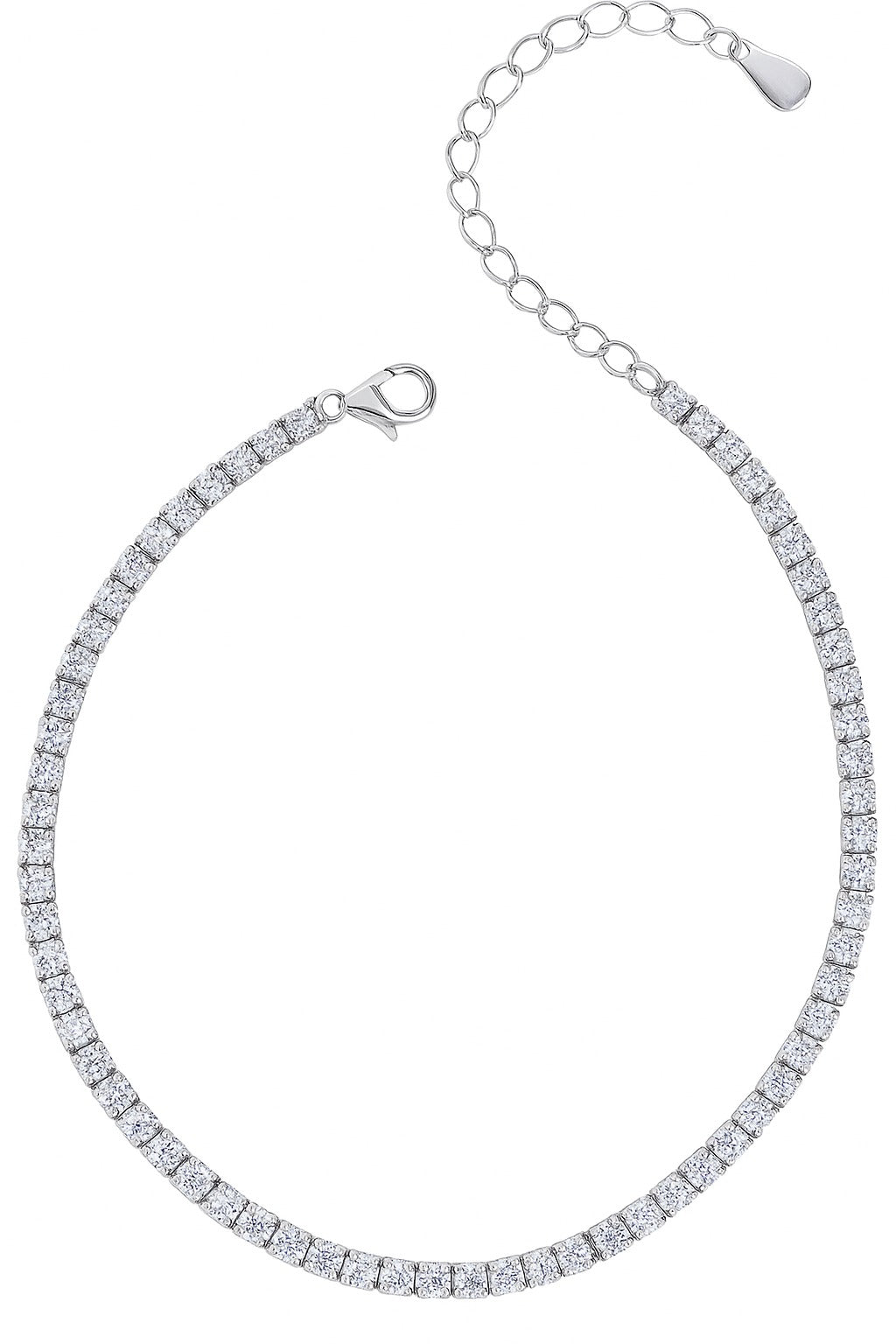 Eternal Diamond Tennis Silver Bracelet