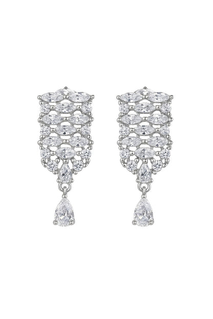 Grace Royale Diamond Silver Necklace Set