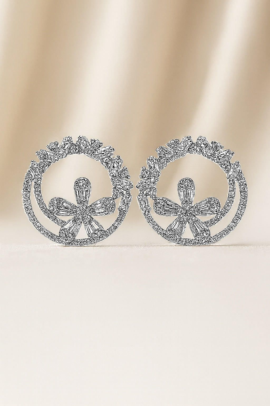 Silver Sheen Studs