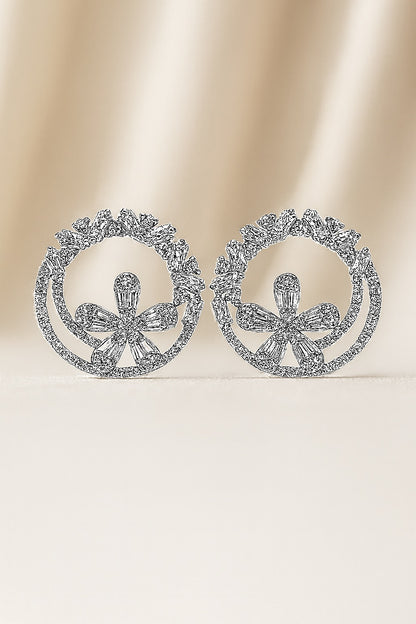 Silver Sheen Studs
